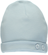 Gorro de bebé azul com botões